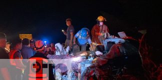 Madre e hijo pierden la vida en un trágico accidente en la Carretera Chinandega-Corinto