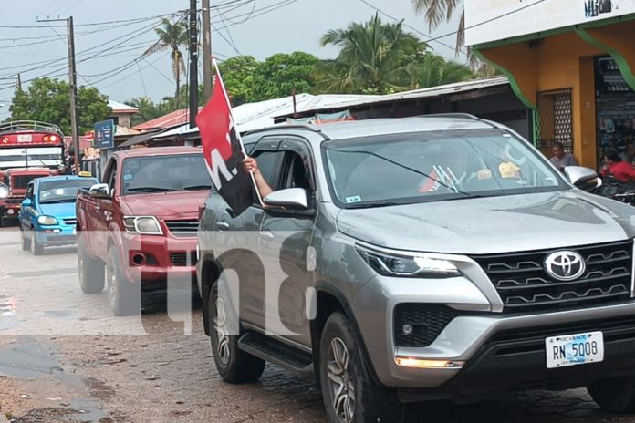 Foto: Bilwi celebra 'Julio Victorioso' con gran caravana motorizada/TN8