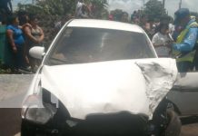 Foto: Un lesionado y cuantiosos daños en accidente de tránsito carretera sur/TN8