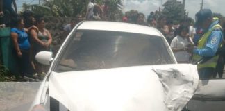 Foto: Un lesionado y cuantiosos daños en accidente de tránsito carretera sur/TN8
