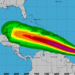 Primer huracán de la temporada: Beryl se convierte en categoría 4 Foto: Huracán Beryl se vuelve categoría 4 al avanzar por el Caribe/Cortesía