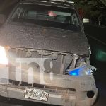 Foto: Choque entre una camioneta y un bus en chontales les da el susto de sus vidas/TN8