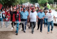 Multitudinaria caminata en respaldo al 45 /19 al noreste de Nandaime Foto: Multitudinaria caminata en respaldo al 45 /19 al noreste de Nandaime/TN8