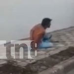 Foto: Amarrado de manos y pies, así quedo un sujeto por intentar robarle a una joven en Chinandega/TN8