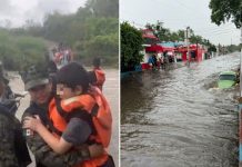 Intensas lluvias causan estragos en México (VIDEO) Foto: Lluvias intensas causan estragos en México /Cortesía
