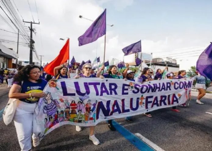 Foto: Mujeres marchan en Brasil /cortesía Foto: Mujeres marchan en Brasil /cortesía