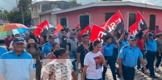 Foto: Caminata en honor al comandante de la resistencia urbana julio Buitrago en Nandaime/TN8