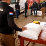 Incautan carga récord de cocaína camuflada como azúcar en Paraguay Foto: Histórico decomiso en Paraguay /cortesía