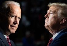 Foto: Biden y Trump en debate /cortesía
