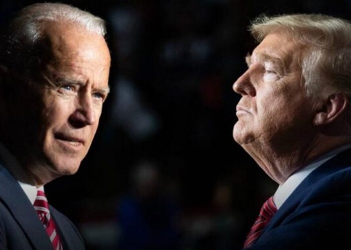 Foto: Biden y Trump en debate /cortesía