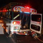 Bus de transporte colectivo sufre grave accidente en Boaco con 80 pasajeros a bordo Foto: Bus de transporte colectivo sufre grave accidente en Boaco con 80 pasajeros a bordo/TN8