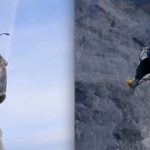 Hombre hace realidad su sueño de volar en una alfombra sobre las montañas Foto: Hombre hace realidad sus sueños /cortesía