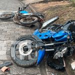 Colisión entre motocicletas en Juigalpa deja a un conductor hospitalizado Foto: Colisión entre motocicletas en Juigalpa deja a un conductor hospitalizado/TN8