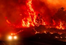 Devastador incendio en EE. UU. consume 130 estructuras en California En EE. UU. California se encuentra en estado de emergencia debido a los incendios forestales/Cortesía