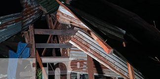 Foto: Tornado daña viviendas y árboles en Carretera Tipitapa-San Benito, Managua/TN8