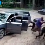 Cobarde golpea salvajemente a una mujer embarazada en EE.UU. (VIDEO) Foto: Embarazada publica video de agresión tras descubrir infidelidad /Cortesía