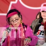 Vicepresidenta de Nicaragua, Rosario Murillo: «no nos vendemos ni nos rendimos jamás» Foto: Nicaragua siempre bendita y siempre libre /TN8
