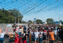 Inician las fiestas patronales en Managua con la tradicional Roza del Camino Foto: Managua se llena de algarabía al dar inicio a las fiestas patronales 2024/TN8