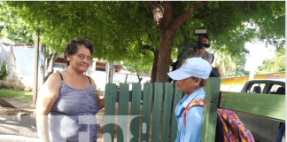 Foto: Abatización en el barrio Larreynaga, en Managua / TN8