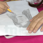 Niñez con talento en el dibujo se exalta en el Colegio Luxemburgo Foto: Concurso de dibujo en honor al 45/19 en Colegio Luxemburgo / TN8