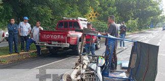Foto: Embarazada con lesiones en Managua por culpa de un caponero / TN8