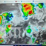 Ojo con las lluvias que trae a Nicaragua la Onda Tropical Nro. 16 Foto: Pronóstico de lluvias para esta semana en Nicaragua / TN8