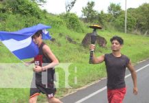 Recorrido de la antorcha y homenajes por el 45/19 en Estelí Foto: Antorcha y actividades por el 45/19 en Estelí / TN8
