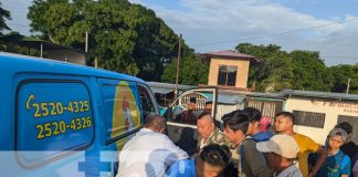 Foto: Fuerte accidente en la Rotonda El Guanacaste, entre Granada y Diriomo / TN8