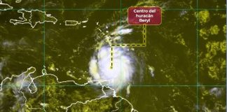Foto: El Huracán Beryl se ha debilitado ligeramente/Créditos