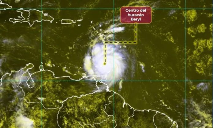 Foto: El Huracán Beryl se ha debilitado ligeramente/Créditos Foto: El Huracán Beryl se ha debilitado ligeramente/Créditos