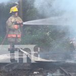 Voraz incendio arrasa con enseres de una casa en Estelí Foto: Fuerte incendio en una casa de Estelí / TN8
