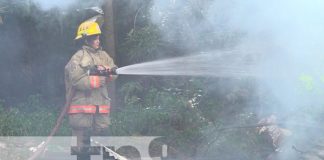 Foto: Fuerte incendio en una casa de Estelí / TN8