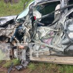 Invasión de carril y fuerte choque entre bus y camioneta en Boaco Foto: Fuerte accidente de tránsito en la zona de Teustepe, Boaco / TN8