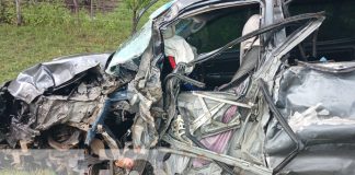 Foto: Fuerte accidente de tránsito en la zona de Teustepe, Boaco / TN8