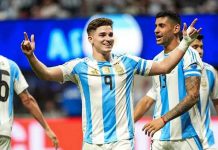 Con tres talismanes, Argentina va por el oro en París julian, alvarez, argentina, copa america,