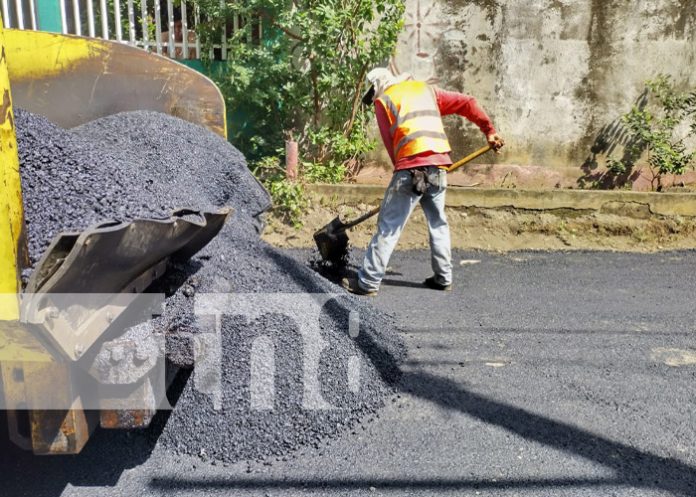 Foto: Nuevas calles en Villa Reconciliación Sur, Managua / TN8