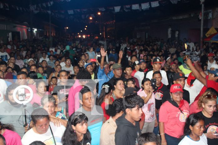 masaya Nicaragua celebra con alegría la vigilia del 45 aniversario de la Revolución Sandinista