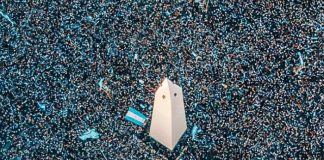 Foto: Celebración en el Obelisco de Buenos Aires por la Copa América