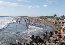 Muere Kelly en Chinandega: Quiso ver el amanecer y no salió del mar Foto: Playa Paso Caballo, en Chinandega