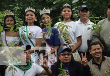 Verde que te quiero verde, campaña desarrollada en La Concepción, Masaya Foto: Campaña ambiental desde Masaya / TN8