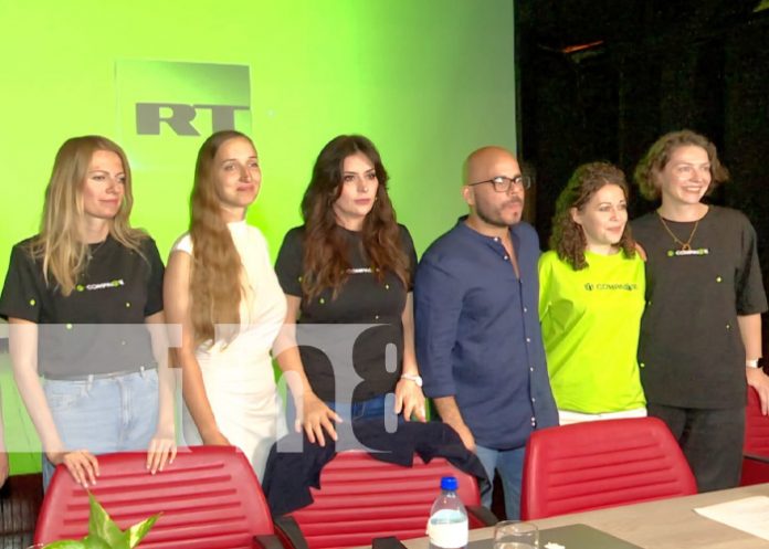 Foto: Intercambio entre RT En Español y periodistas nicaragüenses / TN8 Foto: Intercambio entre RT En Español y periodistas nicaragüenses / TN8