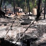 Foto: Incendio en una vivienda de una comunidad en San Juan del Sur / TN8