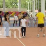 Aprendé cómo jugar voleibol (y gratis) en Las Piedrecitas Foto: Academia de voleibol en el parque Las Piedrecitas / TN8