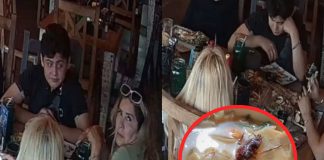 Foto: Captada poniendo cucaracha a su comida /Cortesía