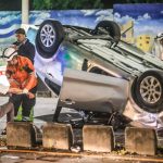 Accidentes en serie en El Salvador dejan varias personas lesionadas Foto: Noche de tensión en El Salvador /cortesía