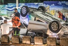 Accidentes en serie en El Salvador dejan varias personas lesionadas Foto: Noche de tensión en El Salvador /cortesía