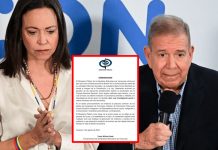 Fiscalía de Venezuela inicia investigación penal contra María Corina Machado y Edmundo González