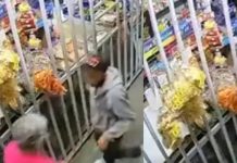 Cobarde «lacra» asalta a una abuelita de la tercera edad (VIDEO) Foto: Abuelita es asaltada /cortesía