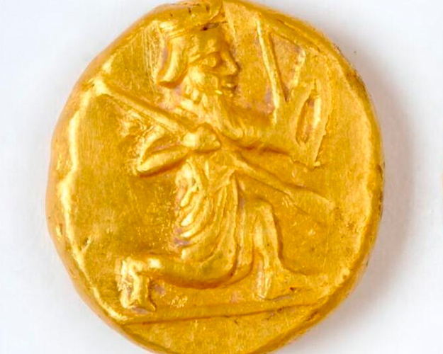 Foto: Monedas de oro persas con que pagaban a mercenarios/Cortesía Foto: Monedas de oro persas con que pagaban a mercenarios/Cortesía