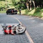 Motociclista lesionado tras impactar con una camioneta en Ocotal-Nueva Segovia Foto: Accidente de tránsito en carretera Ocotal-Nueva Segovia /TN8